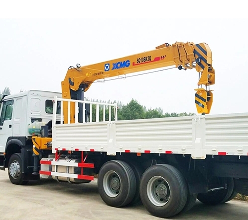 Self-loading crane